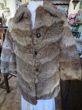 Manteau enfant fourrure lapin - manteau,
