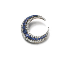 Broche ancienne Croissant de