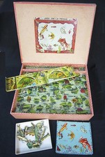 Q116 SAUSSINE RARE JEU DE LA PECHE BEL ETAT