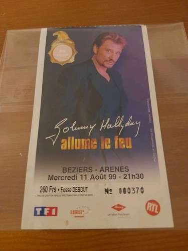 Billet place ticket - billet, concert