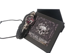 BRACELET GHOST BAND PAPA EMERITUS SISTER IMPERATOR CUIR PU REDIMENSIONNABLE
