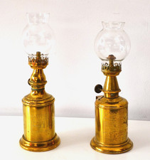 Lot de 2 anciennes lampes à