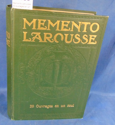 Memento larousse ouvrages - memento, 20