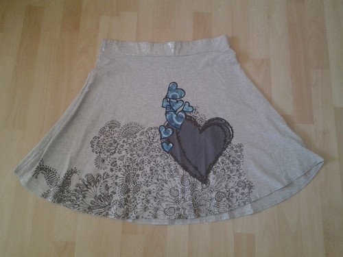 Desigual jupe gris chine - jupe,