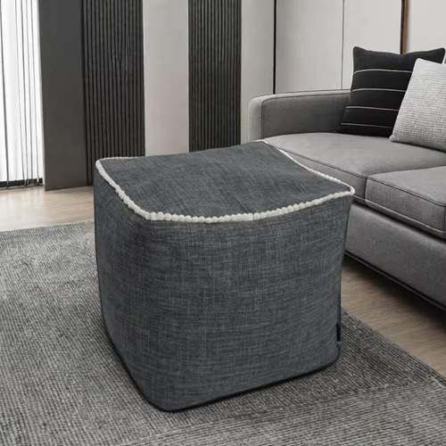 Inch unstuffed pouf square - inch,