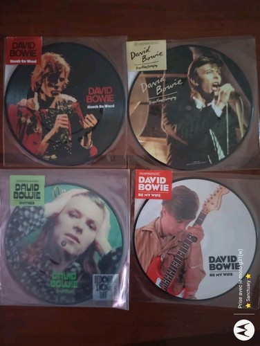 David bowie single lot - lot, x