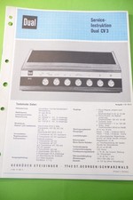 Manuel De Service Pour Dual CV