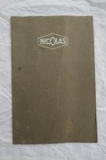 Vin catalogue Nicolas, 1960