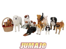 LC3 Lot 10 chiens Résine 6 à