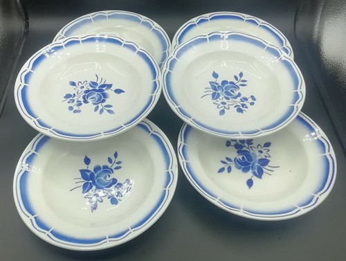 Vintage assiettes creuses - 6,