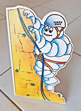 ancien Présentoir de comptoir carton Pneu Bibendum Michelin ALPINISTE    25.5 CM