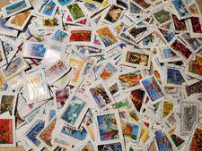 Lot 500 timbres oblitérés - timbres,