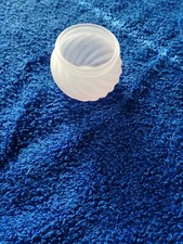  Petit flacon, pot à cotons, en pâte de verre rose, parfait état, fin XIXème 