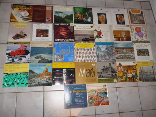 Lot albums vinyles 33 - de,