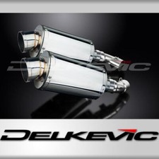 Ducati Monster 796 2011-2014 Echappement KIT-Silencieux 225mm Ovale Inox