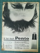 599 PUBLICITE ANCIENNE 1950 crème cheveux Pento