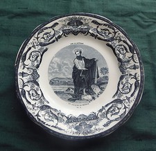 1 ASSIETTE FAIENCE DE GIEN les