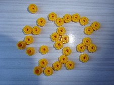 LEGO lot de 30 fleurs jaune flower yellow végétation plante pièce détachée TBE