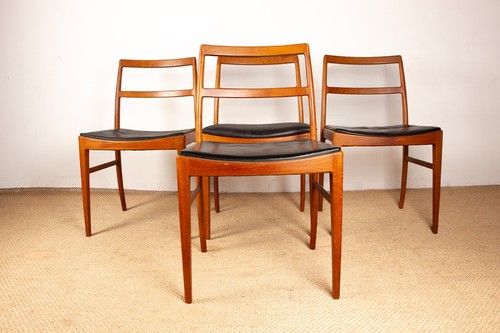 Suite chaises danoises en - 4,
