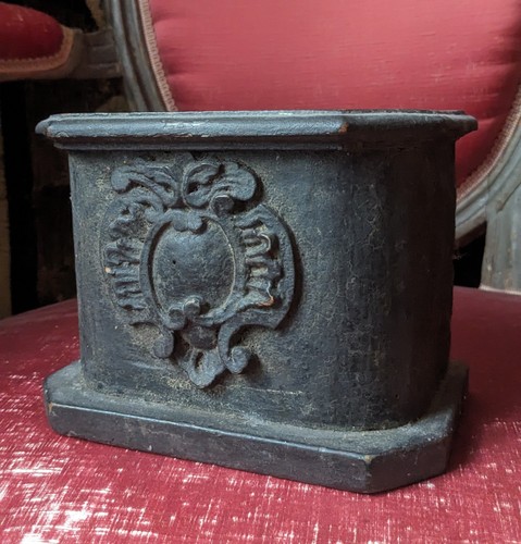 Socle bois noirci pour - socle, en