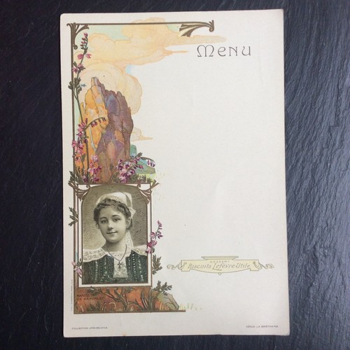 Menu publicitaire lefevre - publicitaire,