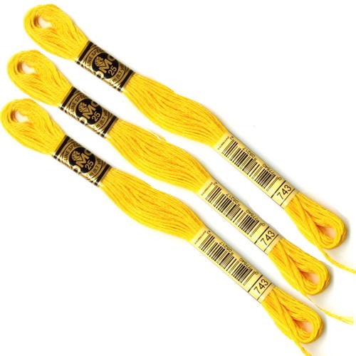 Dmc 743 lot échevettes - dmc,
