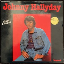 JOHNNY HALLYDAY Album 2 Disques 1979 Compilation LP Impact 33T