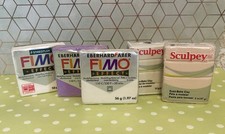 Lot Of 5 ~ 3 Fimo  And 2