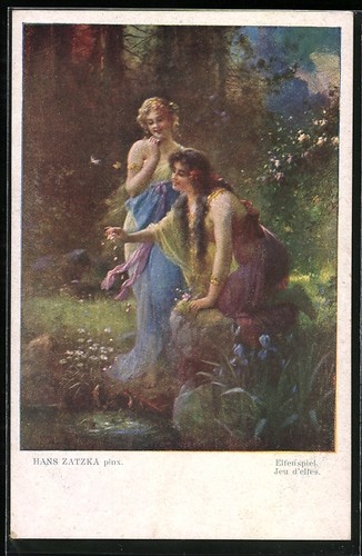 Carte postale artiste hans - postale,