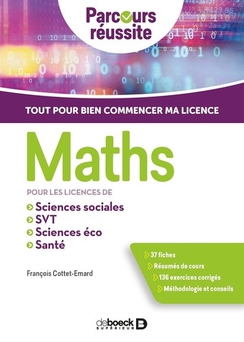 Maths pour les licences - , de