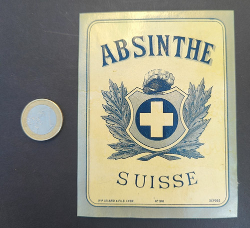 Ancienne étiquette absinthe - ancienne,