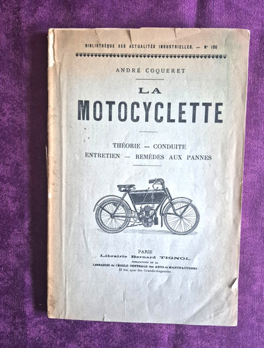 Motocyclette livre - motocyclette,