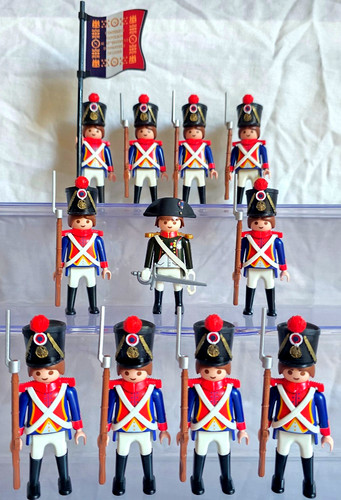 Playmobil soldats français - 11,
