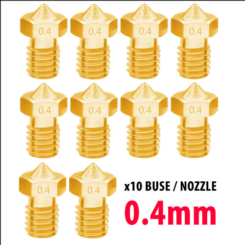 X10 buse 4mm pour - x10, 0.4mm
