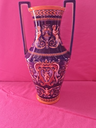 Grand vase gien grecque - gien,