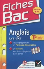 Fiches Bac Anglais Tle toutes séries: Fiches de cours - Terminale toutes séries,