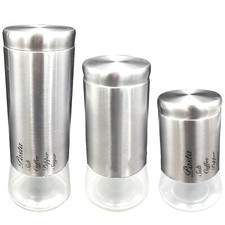 Bocal En Verre Et Acier Pour