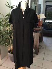 Robe saharienne MONOPRIX taille 38/40 noire comme neuve