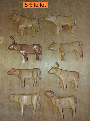 Playmobil lot vaches - de, 8
