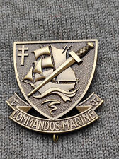 INSIGNE  DE  BERET  COMMANDOS  MARINE