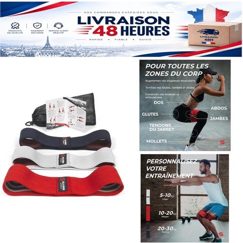 Bandes élastiques fitness lot