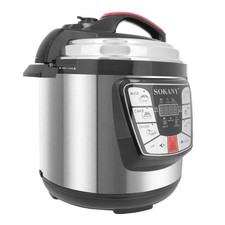 Sokany Autocuiseur 6L en Inox Multifonction avec Système de Sécurité