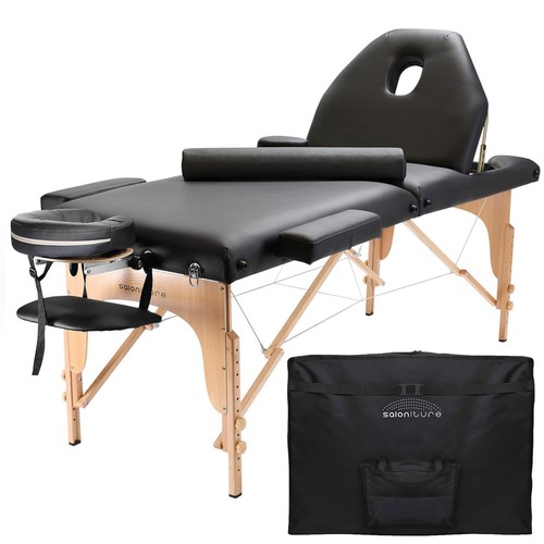 Portable black massage - massage, table