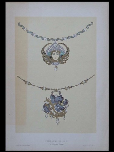 Bijoux art nouveau - art, nouveau,