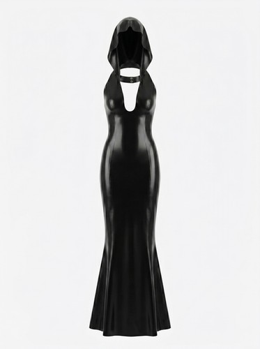 Neuf longue robe à capuche - neuf,