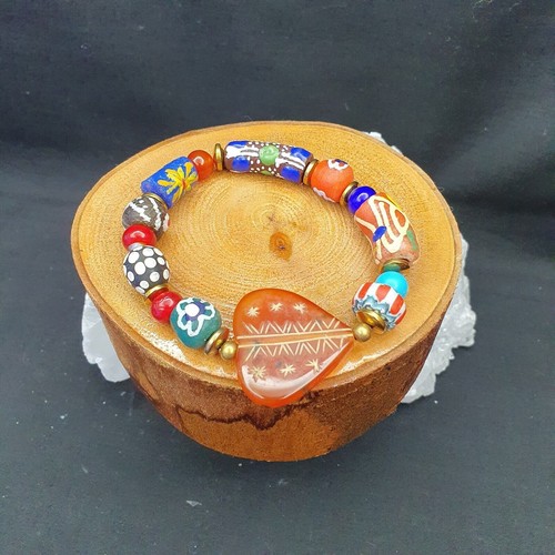 Ancien bracelet cornaline