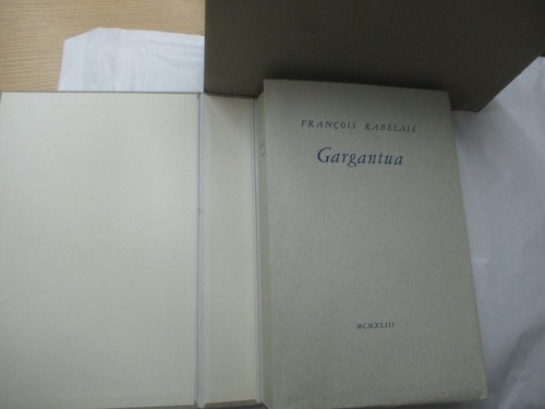 François rabelais gargantua - rabelais, "gargantua"