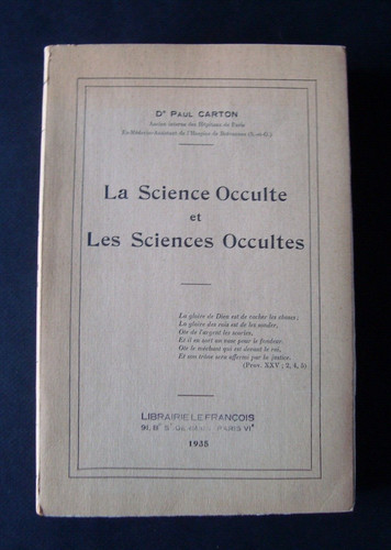 Science occulte les - la,