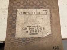 POCHETTE DE JOINTS D,ANCETRES NEUF D,EPOQUE EXCELSIOR CLM