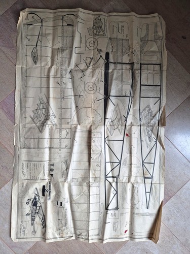 Vintage plan avion - plan,